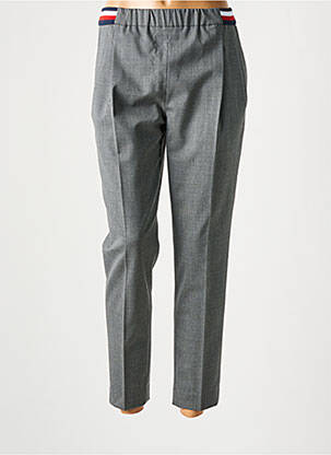 Pantalon slim taille élastique taille normale gris TOMMY HILFIGER femme