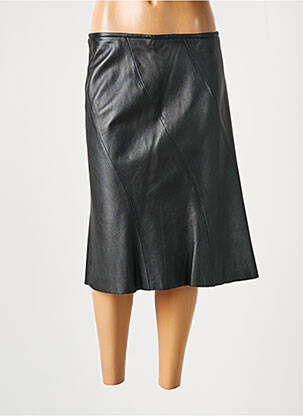 Jupe mi-longue taille normale noir MANGO femme