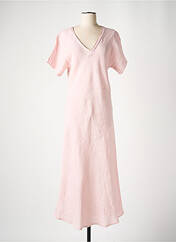 Robe longue rose MILLENIUM pour femme seconde vue