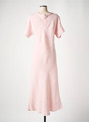 Robe longue rose MILLENIUM pour femme seconde vue