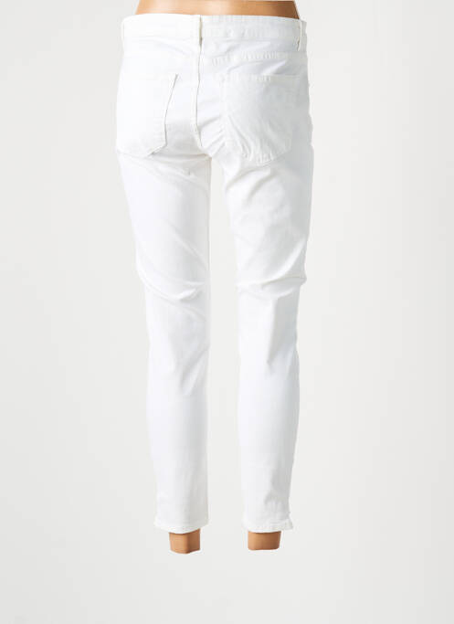 Pantalon 7/8 stretch taille normale beige ZARA femme