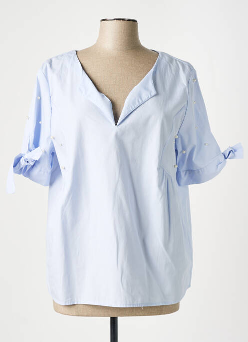 Blouse bleu 1 2 3 pour femme