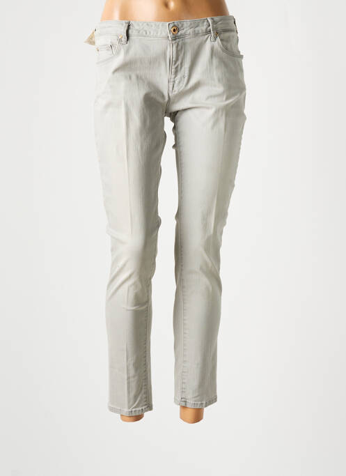 Pantalon 7/8 gris ZARA pour femme