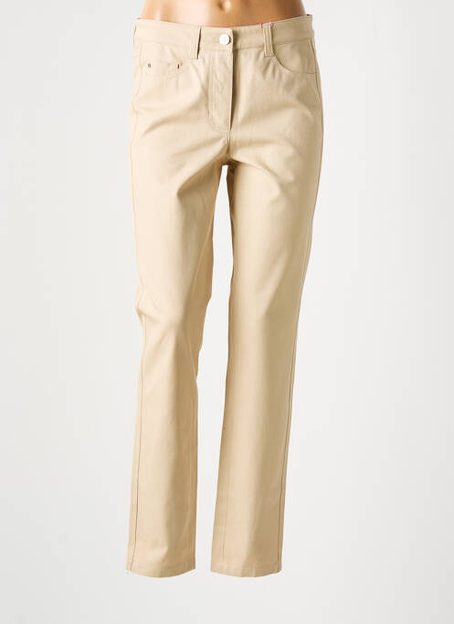 Pantalon slim beige BASLER pour femme