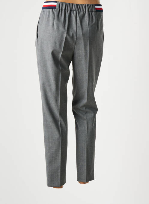 Pantalon slim gris TOMMY HILFIGER pour femme