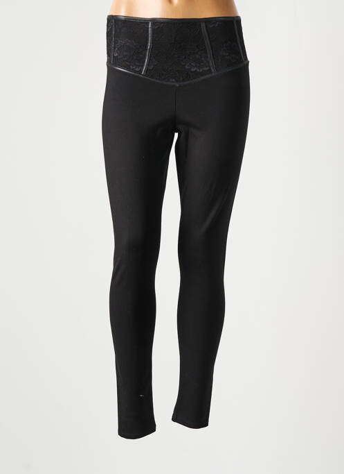 Pantalon slim noir MOSQUITOS pour femme