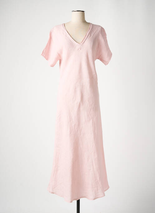 Robe longue rose MILLENIUM pour femme