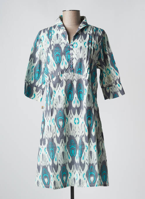 Robe mi-longue gris KALI YOG pour femme