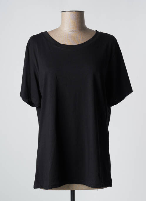 T-shirt noir MADE IN ITALY pour femme