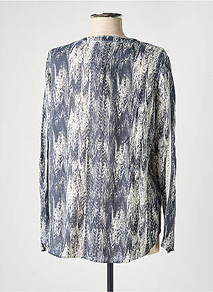 Blouse légère et transparente manches longues gris STORIATIPIC femme