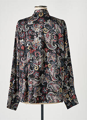 Blouse poignets boutonnés avec fente manches longues noir REPLAY femme