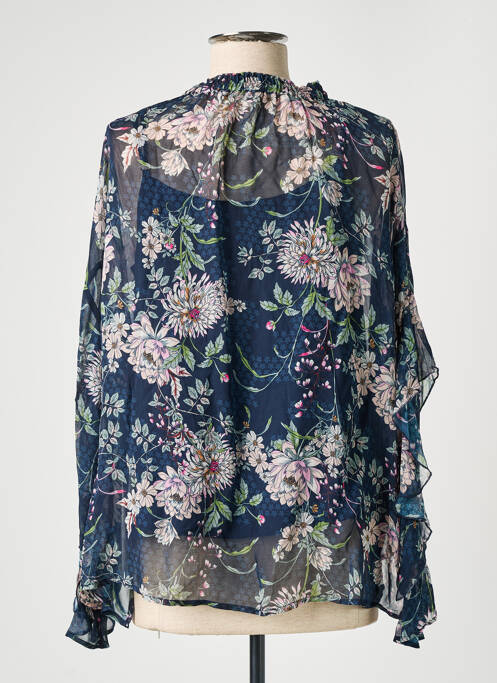 Top bleu REIKO femme