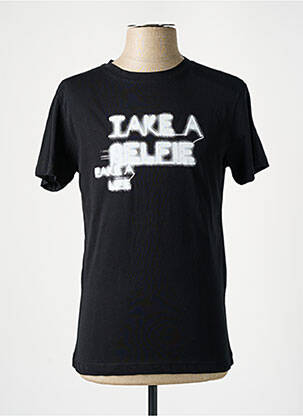 T-shirt coupe cintrée manches courtes noir IMPERIAL homme