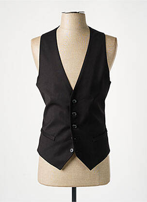 Gilet sans manche bi-matiére noir IMPERIAL homme