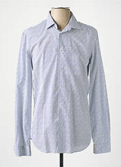 Chemise manches longues bleu MANUEL RITZ pour homme seconde vue