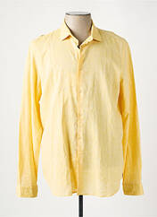 Chemise manches longues jaune MANUEL RITZ pour homme seconde vue