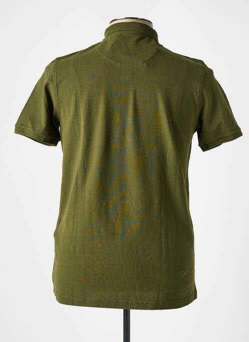 Polo stretch manches courtes vert MANUEL RITZ homme