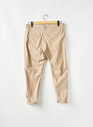 Pantalon chino tissage chiné taille normale beige IMPERIAL homme