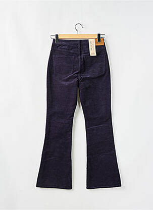 Pantalon flare stretch taille haute bleu SCOTCH & SODA femme