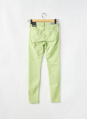 Pantalon slim skinny taille normale vert REPLAY femme