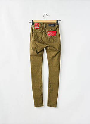 Pantalon slim stretch taille normale vert REPLAY femme