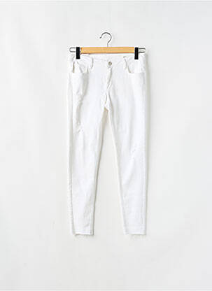 Jeans skinny taille normale taille normale blanc REIKO femme