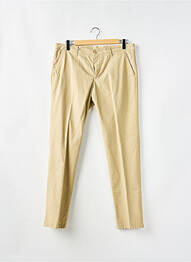 Pantalon chino stretch taille normale beige MANUEL RITZ homme