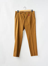Pantalon chino stretch taille normale marron MANUEL RITZ homme