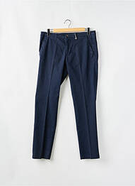 Pantalon chino stretch taille normale bleu MANUEL RITZ homme