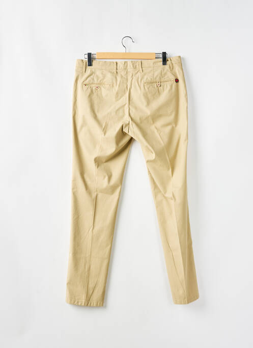 Pantalon chino stretch taille normale beige MANUEL RITZ homme