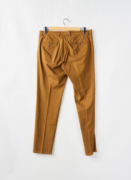 Pantalon chino stretch taille normale marron MANUEL RITZ homme