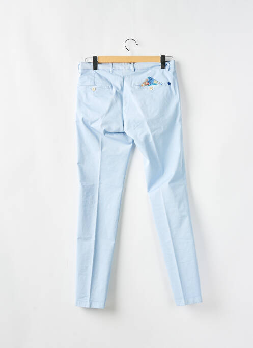 Pantalon chino bleu MANUEL RITZ pour homme