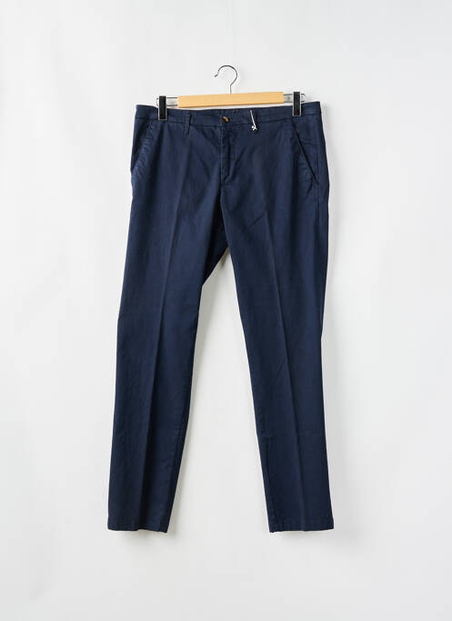 Pantalon chino bleu MANUEL RITZ pour homme