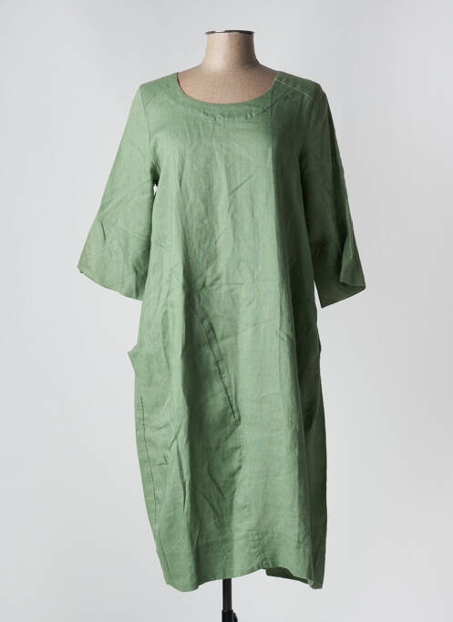 Robe mi-longue vert GERSHON BRAM pour femme