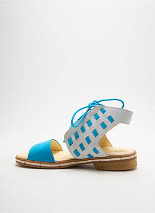 Sandales/nu pieds chiquet talon plat jusqu'à 3cm bleu PROPHECY femme