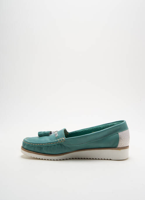 Mocassins vert PEDI GIRL pour femme