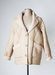 Manteau court beige GOLD & SILVER pour femme seconde vue