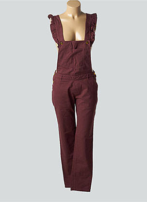 Salopette coupe cintrée fines bretelles marron PETITE LUCETTE femme