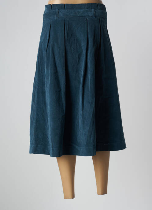 Jupe mi-longue bleu PETITE LUCETTE pour femme
