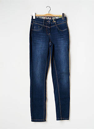 Jeans coupe slim stretch taille basse bleu CECIL femme