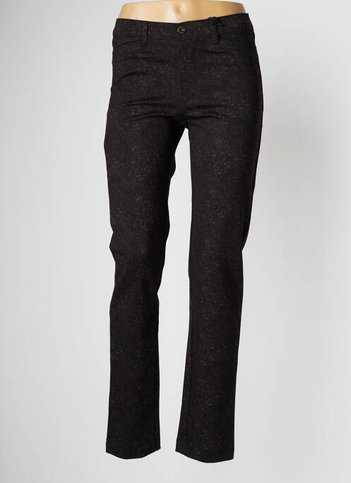 Pantalon slim stretch taille normale marron WALTRON femme