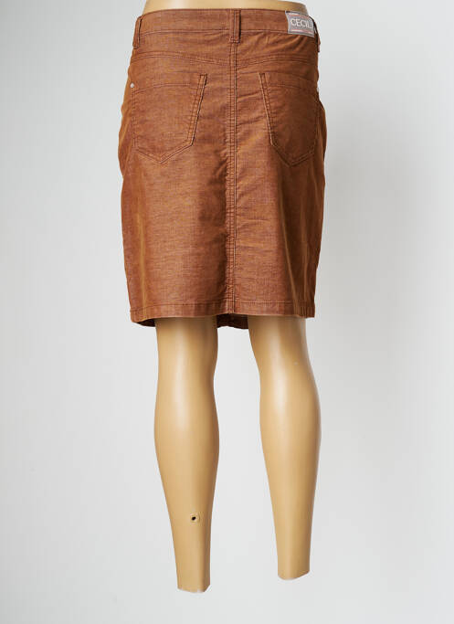 Jupe courte marron CECIL femme