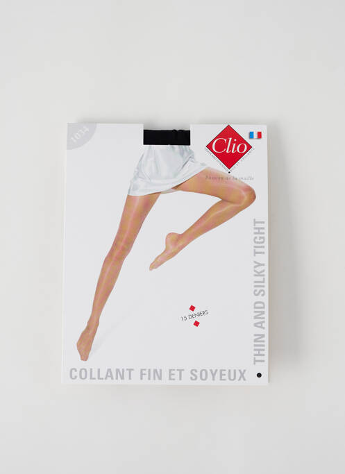 Collants noir CLIO pour femme