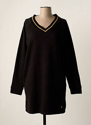 Robe courte manches longues manches longues noir LES TROPEZIENNES PAR M.BELARBI femme