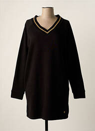 Robe courte manches longues manches longues noir LES TROPEZIENNES PAR M.BELARBI femme