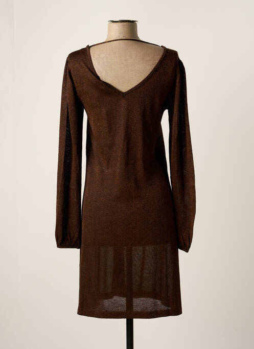 Robe mi-longue marron CREA CONCEPT pour femme