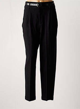 Pantalon droit stretch taille normale noir CREAM femme