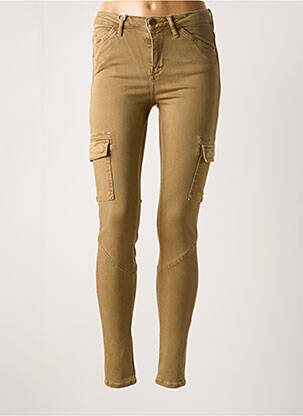 Jeans skinny taille normale taille normale marron MUSTANG femme