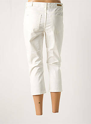 Pantacourt stretch taille normale blanc B.YOUNG femme