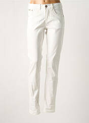 Jeans coupe slim blanc CREAM pour femme seconde vue